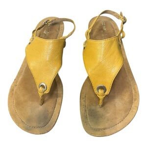 Naturalizer‎ T-Strap Sandals 💛 Leather | Women’s 8